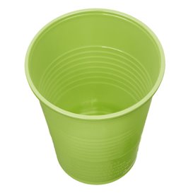 Bicchiere di Plastica PS Verde 200ml Ø7cm (50 Pezzi)