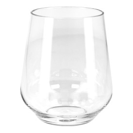 Bicchiere di Plastica Transparente Tritan "Elegance" 390ml (6 Pezzi)