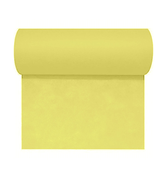 Tovaglia Rotolo Non Tessuto "Novotex" Giallo 1x50m (1 Pezzi) Tovaglia Rotolo Non Tessuto "Novotex" Giallo 1x50m (1 Pezzi)