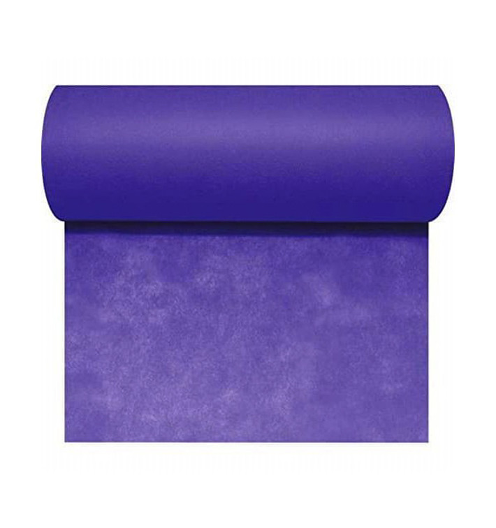 Tovaglia Rotolo Non Tessuto "Novotex" Viola 1x50m (6 Pezzi) Tovaglia Rotolo Non Tessuto "Novotex" Viola 1x50m (6 Pezzi)