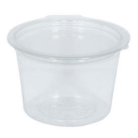 Contenitore Tondo Coperchio APET Transparente 100 ml Ø70mm (45 Pezzi)