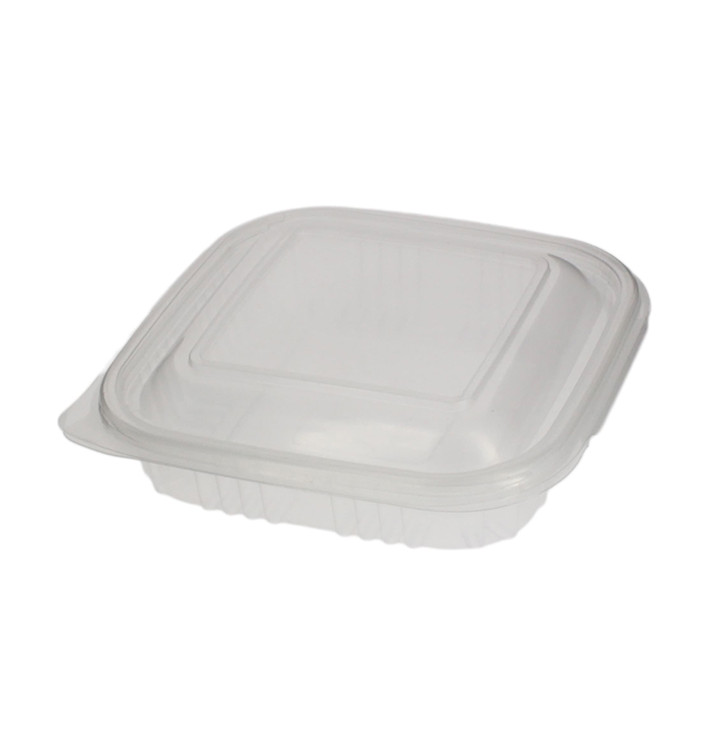 Contenitore Quadrato Coperchio PP 250 ml (900 Pezzi) Contenitore Quadrato Coperchio PP 250 ml (900 Pezzi)