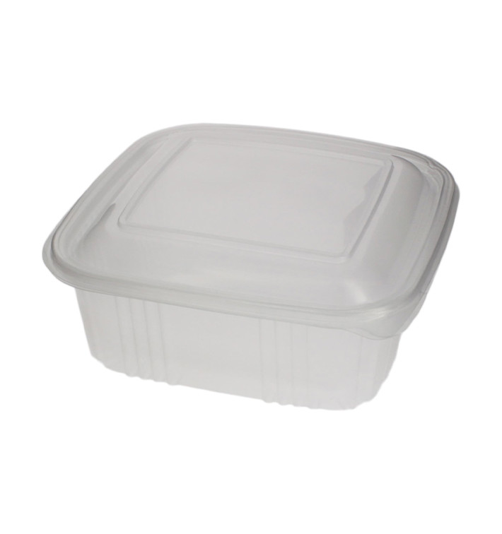 Contenitore Quadrato Coperchio PP 1000 ml (500 Pezzi) Contenitore Quadrato Coperchio PP 1000 ml (500 Pezzi)