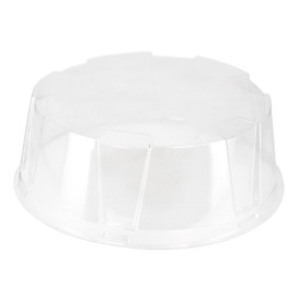 Coperchio di Plastica per Contenitore di Torta APET Ø16x6cm (35 Pezzi)