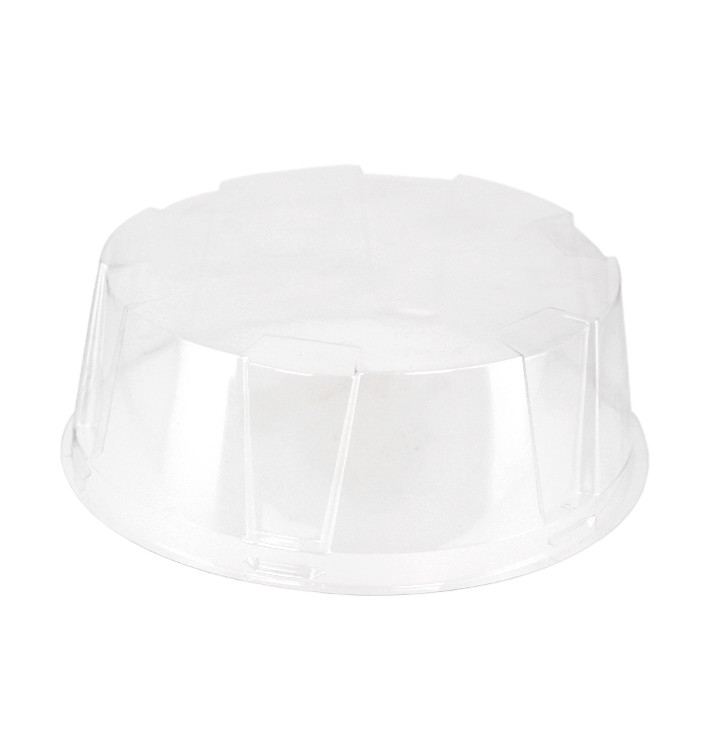 Coperchio di Plastica per Contenitore di Torta APET Ø16x6cm (210 Pezzi) Coperchio di Plastica per Contenitore di Torta APET Ø16x6cm (210 Pezzi)