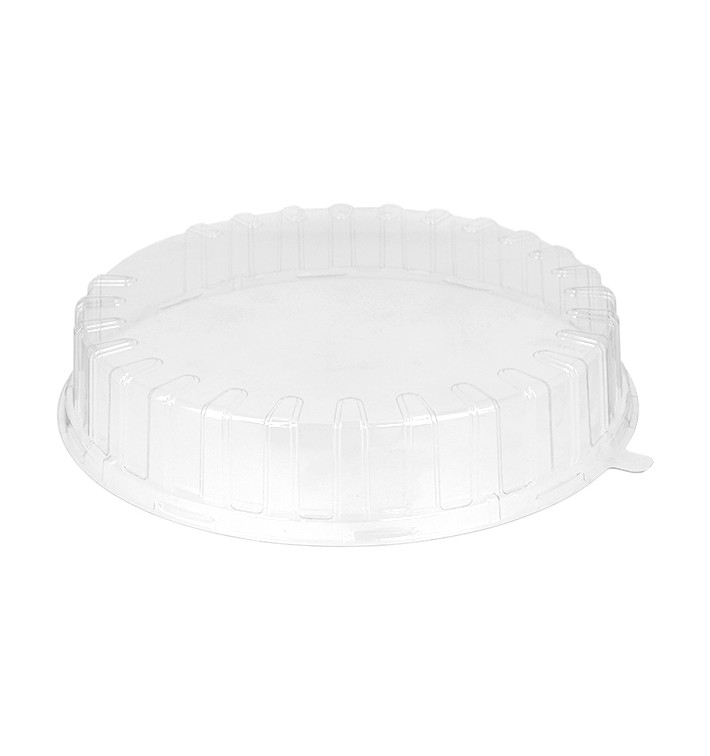 Coperchio di Plastica per Contenitore di Torta APET Ø31x6cm (15 Pezzi) Coperchio di Plastica per Contenitore di Torta APET Ø31x6cm (15 Pezzi)