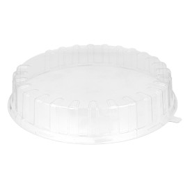 Coperchio di Plastica per Contenitore di Torta APET Ø31x6cm (90 Pezzi)