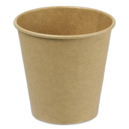 Bicchiere Carta 3 Oz/100ml Kraft-Kraft Ø5,8cm (50 Pezzi)