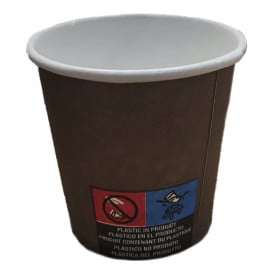 Bicchiere di Carta ECO 2,5Oz/75ml Kraft Ø5cm (50 Pezzi)