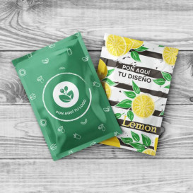 Salviette Rinfrescanti al Limone Motivo "Lemons" (100 Pezzi)