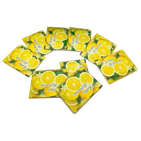Salviette Rinfrescanti al Limone Motivo "Lemons" (100 Pezzi)