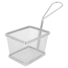 Mini Friggitrice di presentazione Acciaio 10x9x6cm (1 Pezzi)