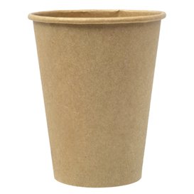 Bicchiere di Carta 12Oz/360ml Marrone Ø8,0cm (100 Pezzi)