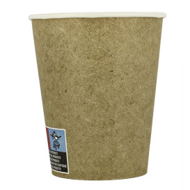 Bicchiere di Carta Ecologico 6Oz/180ml Kraft Ø7,0cm (100 Pezzi)