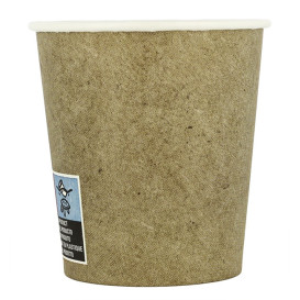 Bicchiere di Carta 4Oz/120ml Kraft Ø6,2cm (80 Pezzi)