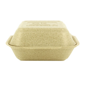Contenitori Hamburger in XPP Crema 15x15x7cm (125 Pezzi)