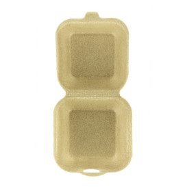 Contenitori Hamburger in XPP Crema 13,5x13,5x7cm (500 Pezzi)