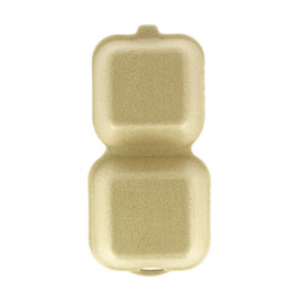 Contenitori Hamburger in XPP Crema 13,5x13,5x7cm (500 Pezzi)