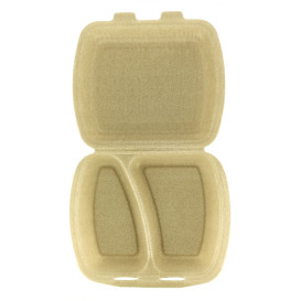 Contenitori MenuBox XPP 2S Crema 24x20,5x7cm (200 Pezzi)