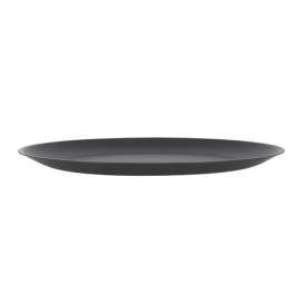 Piatto Riutilizzabile Durable PP Minerale Antracite Ø23,5cm (6 Pezzi)