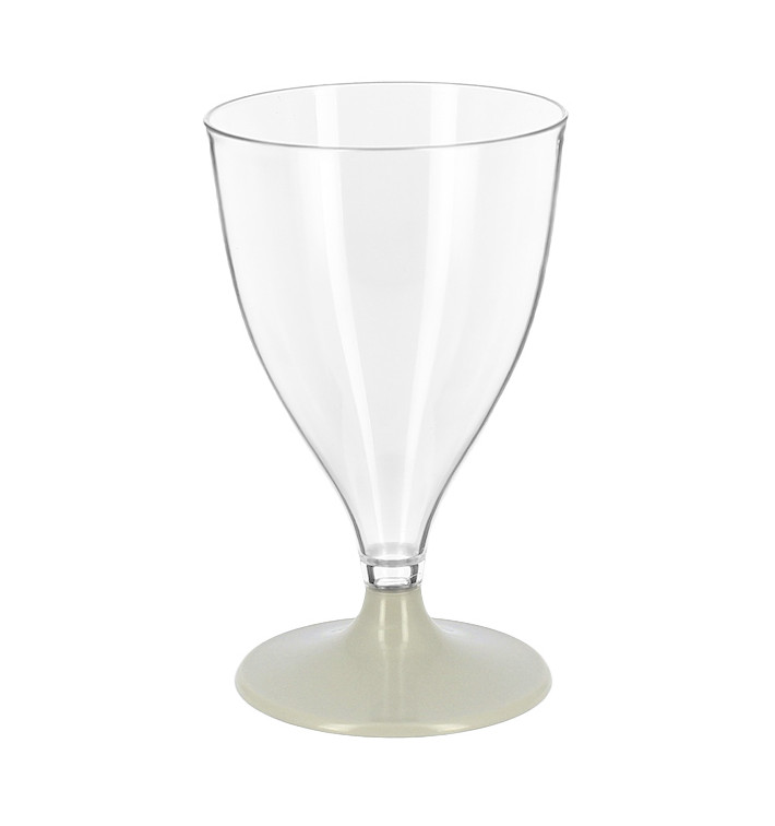 Tazza di PS riutilizzabile acqua/vino Grigio piede 200ml 2P (6 unità) Tazza di PS riutilizzabile acqua/vino Grigio piede 200ml 2P (6 unità)