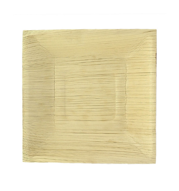 Piatto Quadrato Foglia di Palma 16,5x16,5cm (6 Pezzi) Piatto Quadrato Foglia di Palma 16,5x16,5cm (6 Pezzi)