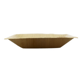 Piatto Quadrato Foglia di Palma 16,5x16,5cm (6 Pezzi)