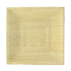 Piatto Quadrato Foglia di Palma 16,5x16,5cm (60 Pezzi)