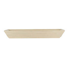 Vassoio di Legno 21,5x8,5x2,8cm 350ml (100 Pezzi)