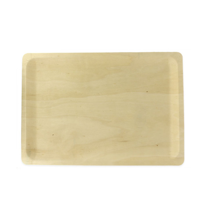 Vassoio di Legno 40,1x28,1x2cm (10 Pezzi)