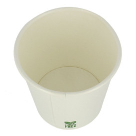 Bicchiere di Carta Senza Plastica 4Oz/120ml Bianco Ø6,2cm (1.000 Pezzi)