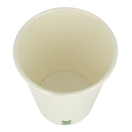 Bicchiere di Carta Senza Plastica 7 Oz/210ml Bianco Ø7cm (50 Pezzi)