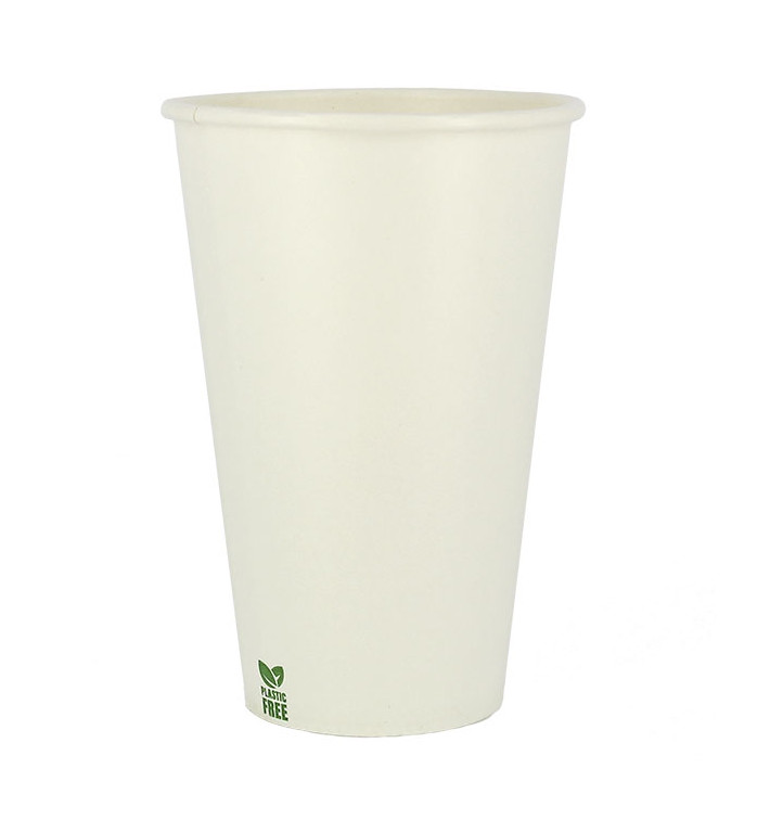Bicchiere di Carta Senza Plastica 12 Oz/360ml Bianco Ø8cm (50 Pezzi) Bicchiere di Carta Senza Plastica 12 Oz/360ml Bianco Ø8cm (50 Pezzi)
