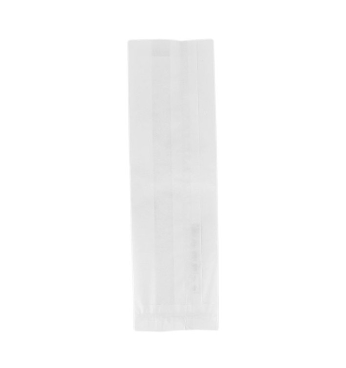 Sacchetto per Baguette Antigrasso 9+5x32cm (1000 Pezzi) Sacchetto per Baguette Antigrasso 9+5x32cm (1000 Pezzi)