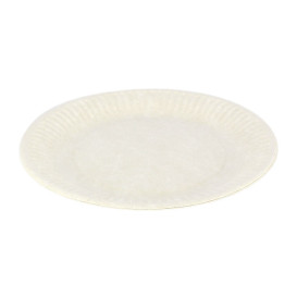 Piatto di Carta Bianco Biodegradabili Ø18 cm (100 Pezzi)
