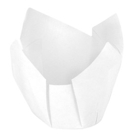 Pirottini Muffin Tulip Ø50x42/72 mm Bianco (2160 Pezzi)