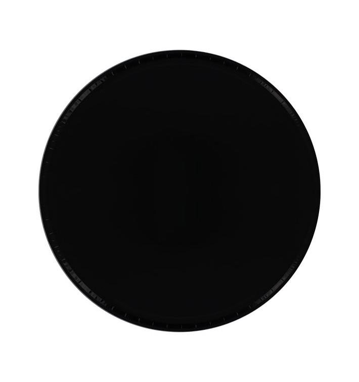 Piatto di Carta Pizza in Laminato PET Nero 300 mm (100 Pezzi) Piatto di Carta Pizza in Laminato PET Nero 300 mm (100 Pezzi)