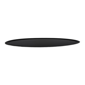 Piatto di Carta Pizza in Laminato PET Nero 300 mm (100 Pezzi)
