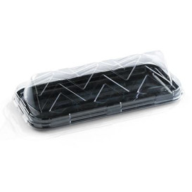 Vassoio Plastica Rettangolare Marmo 35X16 cm (5 Pezzi)