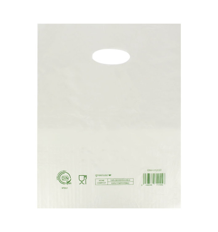 Sacchetti Manico Fustellato Home Compost “Classic” 30x40cm (100 Pezzi) Sacchetti Manico Fustellato Home Compost “Classic” 30x40cm (100 Pezzi)