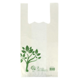 Sacchetto Canottiera Home Compost “Be Eco!” 40x50cm (100 Pezzi)