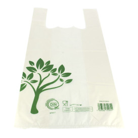Sacchetto Canottiera Home Compost “Be Eco!” 40x50cm (100 Pezzi)