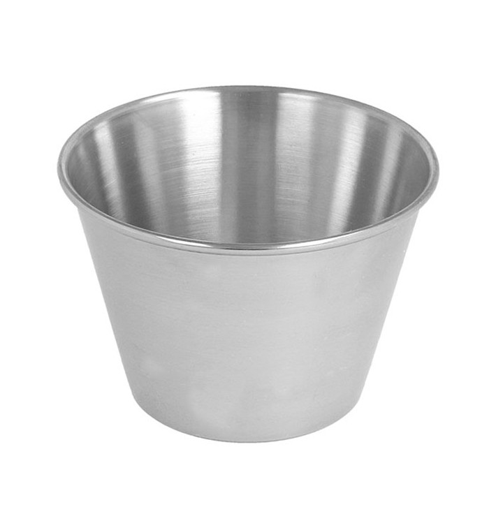 Contenitore Inox per Salse 120ml (12 Uds) Contenitore Inox per Salse 120ml (12 Uds)