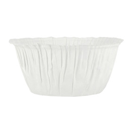 Pirottini per CupCake 4,9x3,8x7,5cm Bianco (1800 Pezzi)