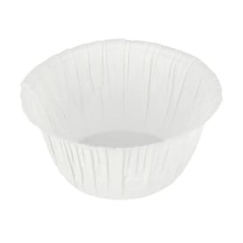 Pirottini per CupCake 4,9x3,8x7,5cm Bianco (1800 Pezzi)