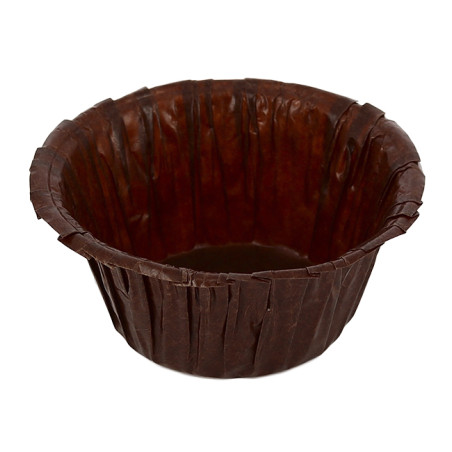 Pirottini per CupCake 4,9x3,8x7,5cm Marrone (500 Pezzi)
