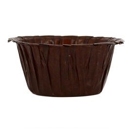 Pirottini per CupCake 4,9x3,8x7,5cm Marrone (500 Pezzi)