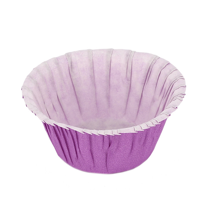 Pirottini per CupCake 4,9x3,8x7,5cm Viola (500 Pezzi)