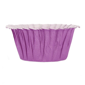 Pirottini per CupCake 4,9x3,8x7,5cm Viola (500 Pezzi)