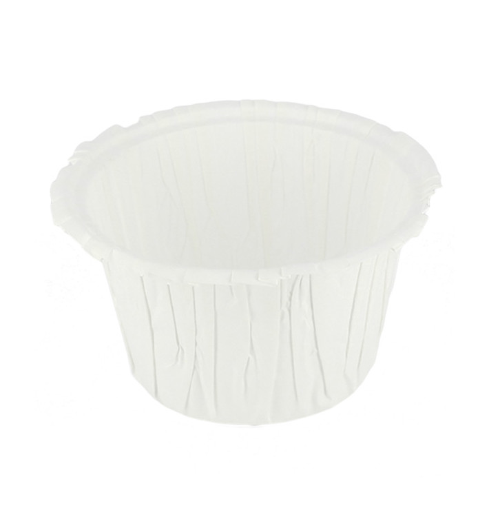 Pirottini per CupCake 4,7x3,8x6cm Bianco (3.300 Pezzi) Pirottini per CupCake 4,7x3,8x6cm Bianco (3.300 Pezzi)